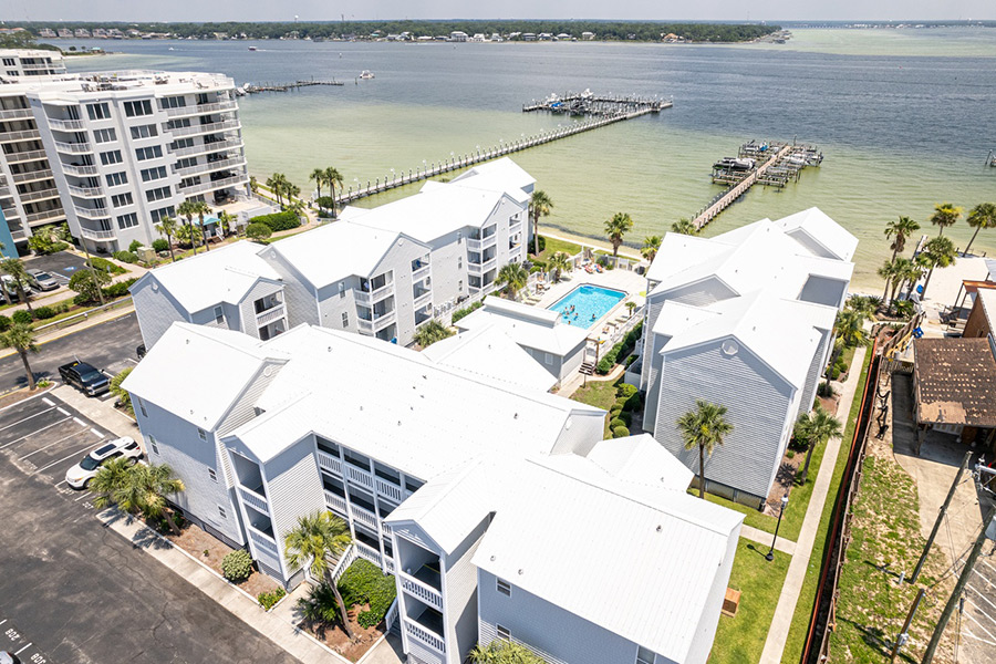 Resort Hermitage By The Bay Fort Walton Beach view from above